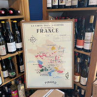 Carte du vignoble de France